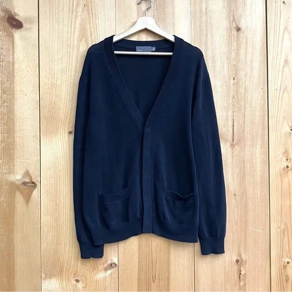 Snap Front Vince Snap Cardigan Vince Wool Cashmere Shrunken Snap